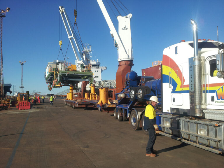 Stacker reclaimer boom loading for mining project
