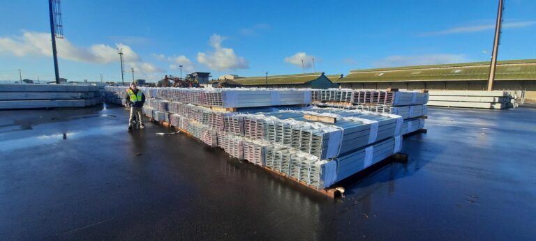 Solar infrastructure delivery and site installation